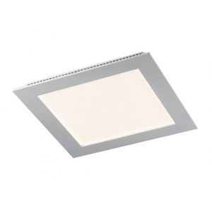 Downlight LED 18w luz de tom neutro 4200k, quadrado embutido. Cor branca
