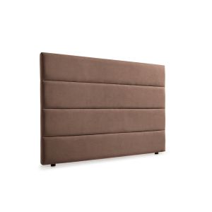 Cabeceira estofada genova pele sintética 100x120x8 cm - branco - moonia