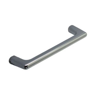 Puxador para móveis zamac acabamento cromado brilhante 128 mm