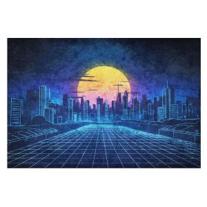 Papel de parede tecido não tecido 312x219 paisagem futurista tulup