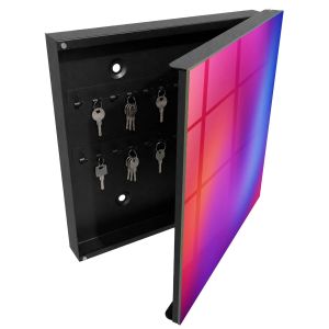 Organizador de chaves de parede 30x30x5, abertura à direita tulup