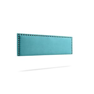 Cabeceira estofada modena aqualine 190x55x8 cm - turquesa - moonia