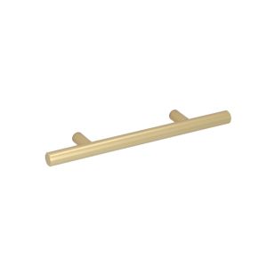 Puxador para mobiliário, aço inox, com dist entre furos 96 mm