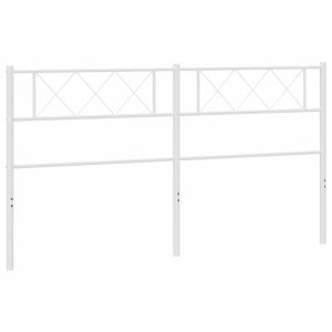 vidaXL cabecero de metal blanco 193 cm