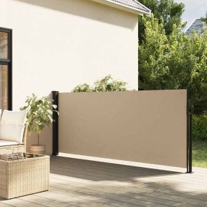Toldo lateral retrátil 120x600 cm bege egw222862