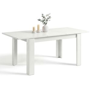 Mesa de jantar extensível 140-190x90 cm sira