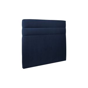 Cabeceira 180 cm lignes - bleu ocean velvet fabric - azul oceânico