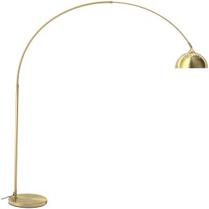 Candeeiro de arco telescópico, retro, altura 187-206 cm, 60 w dorado