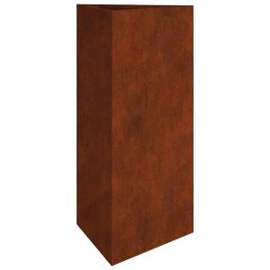 vidaXL jardinera de acero corten 40x34,5x75 cm