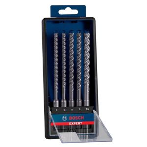 Coffret com 5 brocas para betão de 4 pontas sds-plus 7x expert Bosch 6/6/8/