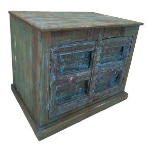 Aparador de madeira artesanal 116x49x90h cm