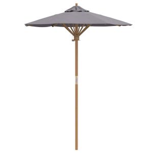 Helloshop26 - guarda-sol de jardim redondo - 150 x 150 x 210 cm