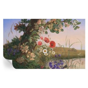 Papel de parede adesivo idílio floral 416x254 tulup