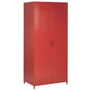 Armário de escritório varna metal vermelho