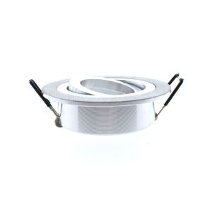 Pack 10 foco embutido regulável classic alumínio redondo wonderlamp 1xgu10