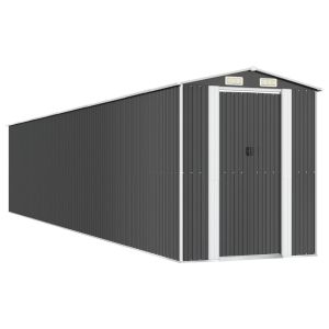 Abrigo de jardim 192x1021x223 cm aço galvanizado antracite