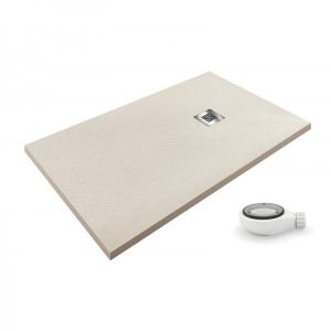 Base de duche airstone beige ral 9001 75x190