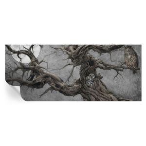 Papel de parede adesivo coruja misteriosa 250x104 tulup