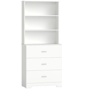 Estante para livro 79x39,5x182,2 cm color blanco Homcom