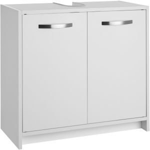 Mueble bajo lavabo com gran capacidade de carga de 20 kg, branco