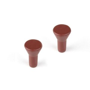 Rei | 2 puxadores clássicos bordô modelo 861 d15 mm