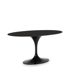 Mesa de jantar 150x120x75 mm preta dm², alumínio preto