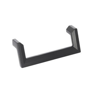 Puxador para móveis, zamac, dist entre furos 96 mm, preto,balagem  6