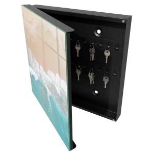 Caixa para chaves de vidro 30x30x5, abertura à esquerda tulup