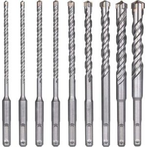9 brocas concreto SDS-Plus 5-16mm percussão tijolo pedra metal