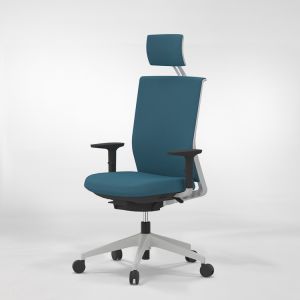 Actiu stay cadeira de escritã³rio aqua blue - con cabezal
