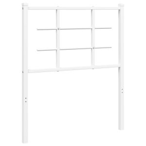 vidaXL cabecero de metal blanco 80 cm