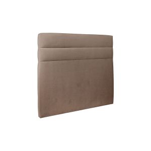 Cabeceira 200 cm lignes - tecido veludo taupe - taupe