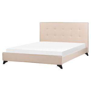 Cama tecido ambassador 160 x 200 cm creme