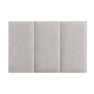 Conjunto de 3 painéis de parede carpino têxtil 60x30cm cinzento [neu.haus]