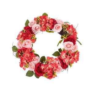 Grinalda decorativa agulo 50 cm vermelho