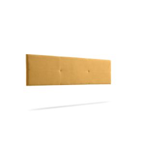 Cabeceira estofada alma aqualine 190x50x5 cm - mostarda - moonia