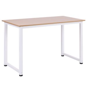 Secretária 120x60x76 cm bicolor Homcom, escritório - secretárias
