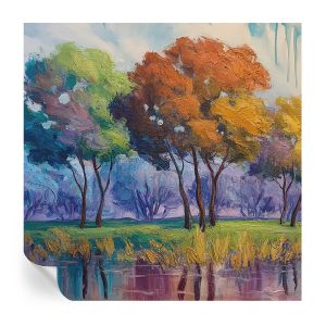 Papel de parede autocolante abstração de árvore 250x250 tulup