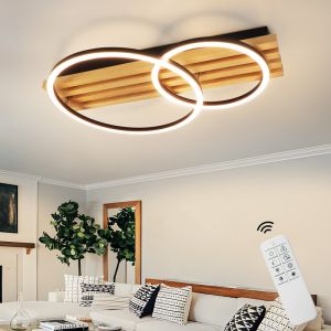 Nettlife luz de teto LED marrón 8.8x55