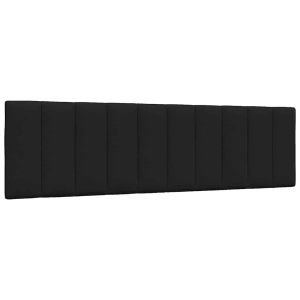 Almofadão de cabeceira 180 cm tecido preto ptob8384