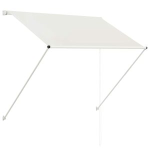 Toldo retrátil 100x150 cm creme