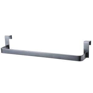 Kibath toalheiro de 36 cm sem necessidade de furação em aço inox. Antracite