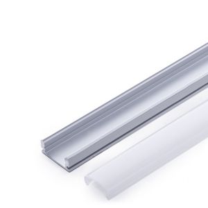 Perfil alumínio para a tira LED LED - difusor leitoso su-a1707 x 2m