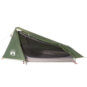 Tenda de campismo túnel para 1 pessoa impermeável verde