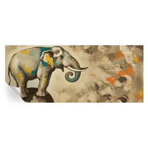 Papel parede adesivo elefante abstrato 250x104 tulup