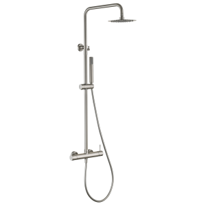 Conjunto de duche monocomando genova níquel escovado [ imex® ]