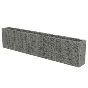 vidaXL arriate de gaviones de acero 450x50x100 cm
