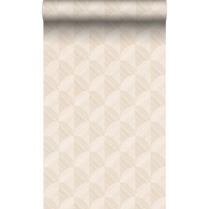 Origin papel de parede   impressão 3d bege claro 50 x 900 cm