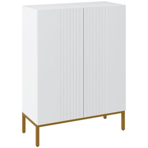 Sapateira 72x31,5x95 cm color blanco Homcom