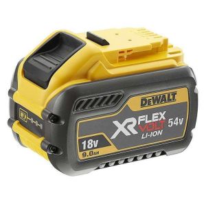 Bateria li‑ion xr flexvolt - 18/54v - 9ah - amarelo - 125x85x90 mm